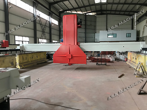 Saw machine for limestone