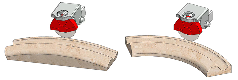 CNC bridge_saw for sale 5 axis cutting countertops sink vanity kitchen slabs