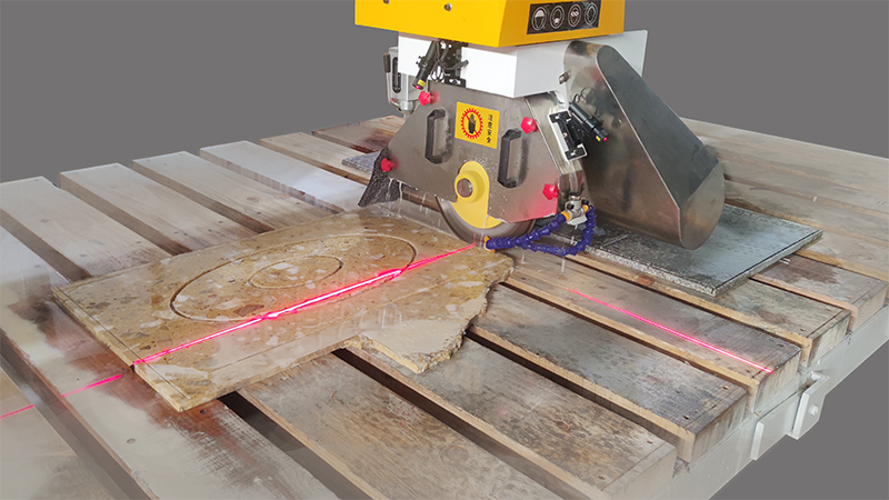 5 axis cnc bridge saw stone cutting machine bridge saw for stone granite marble sink out cutting