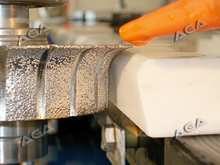 Granite edge machine