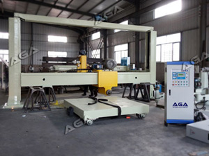 Stone sawing machine